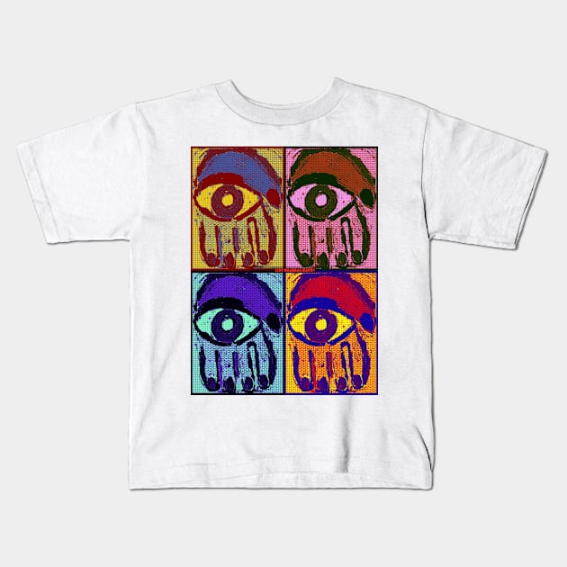 hamsa redux Fall 2019 Kids T-Shirt by Kater